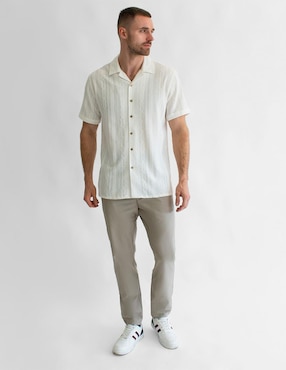Camisa casual Generra manga corta para hombre