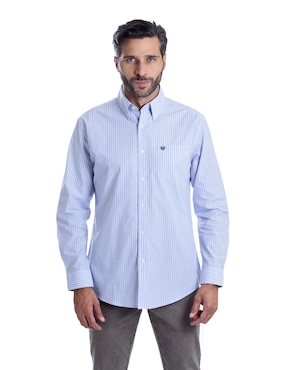 Camisa casual Chaps manga larga para hombre