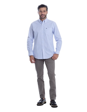 Camisa casual Chaps manga larga para hombre