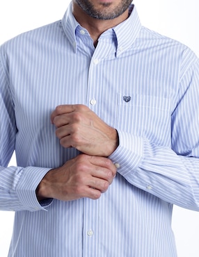 Camisa casual Chaps manga larga para hombre