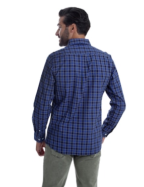 Camisa casual Chaps manga larga para hombre