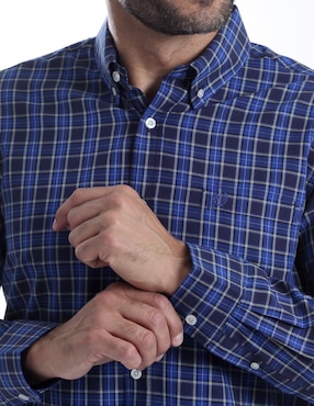 Camisa casual Chaps manga larga para hombre