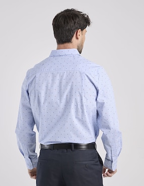 Camisa casual Jbe de algodón manga larga para hombre