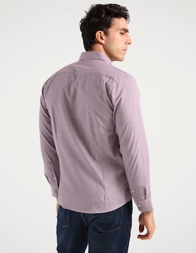 Camisa casual Dioro de algodón manga larga para hombre