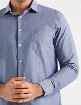 Camisa casual Dioro de algodón manga larga para hombre