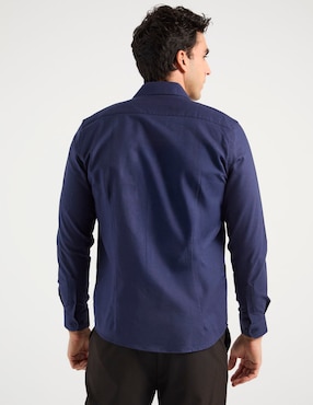 Camisa casual Dioro de algodón manga larga para hombre