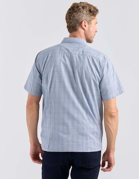 Camisa casual Dioro de algodón manga corta para hombre