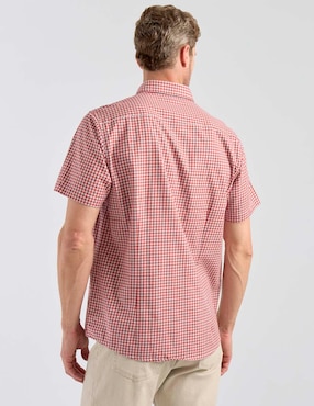 Camisa casual Dioro de algodón manga corta para hombre