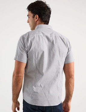 Camisa casual Dioro de algodón manga corta para hombre