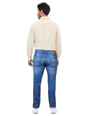 Jeans slim Buffalo Jeans David Bitton lavado stone wash para hombre