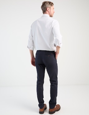 Pantalón chino slim Chaps de algodón para hombre
