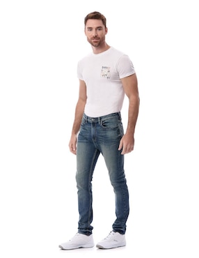 Jeans slim Buffalo Jeans David Bitton lavado stone wash para hombre
