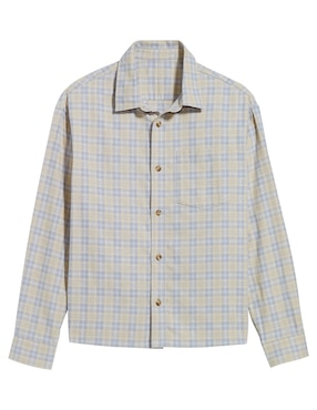 Camisa casual Old Navy de algodón manga larga para hombre