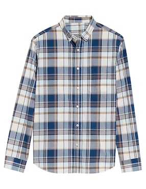 Camisa casual Old Navy de algodón manga larga para hombre