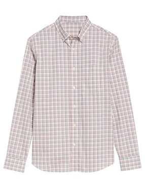 Camisa casual Old Navy de algodón manga larga para hombre