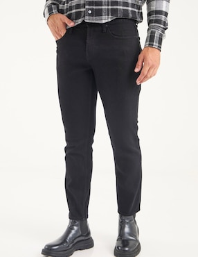 Jeans straight Old Navy lavado obscuro para hombre