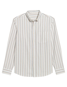 Camisa casual Old Navy de algodón manga larga para hombre