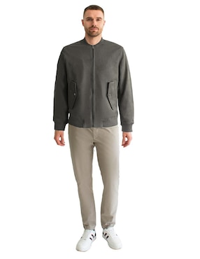 Chamarra casual generra impermeable con bolsillos para hombre