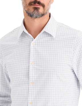 Camisa casual Dockers de algodón manga larga para hombre