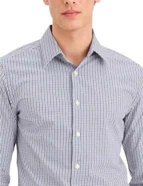 Camisa casual Dockers de algodón manga larga para hombre