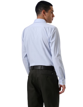 Camisa de vestir Dockers de algodón manga larga para hombre