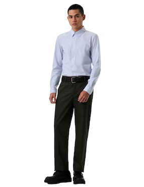 Camisa de vestir Dockers de algodón manga larga para hombre