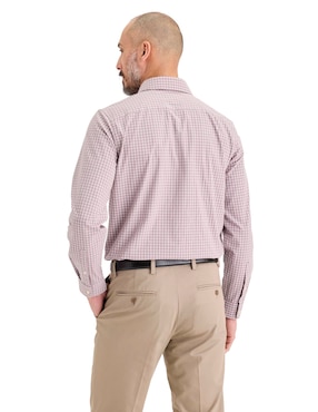 Camisa casual Dockers de algodón manga larga para hombre