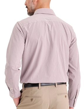 Camisa casual Dockers de algodón manga larga para hombre