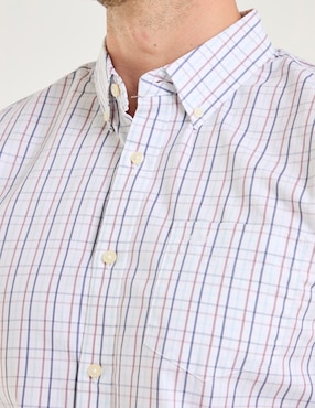 Camisa casual Dockers de algodón manga larga para hombre