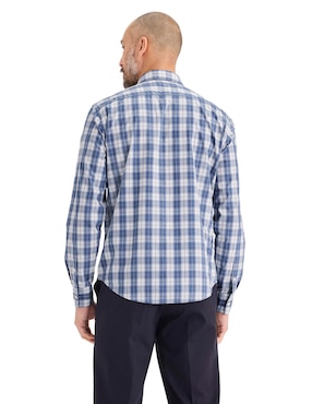 Camisa casual Dockers de algodón manga larga para hombre