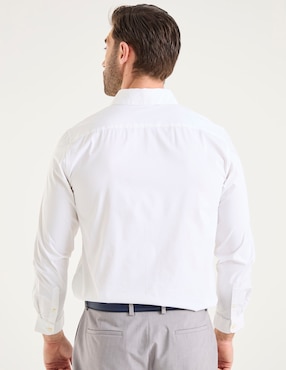 Camisa de vestir Dockers de algodón manga larga para hombre