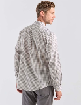 Camisa business casual Dockers de algodón manga larga para hombre