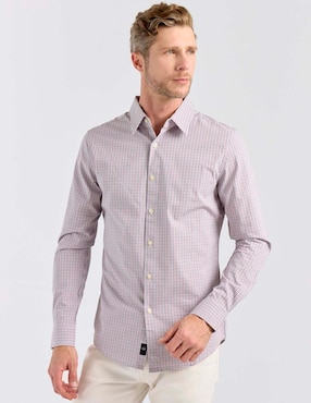 Camisa casual Dockers de algodón manga larga para hombre