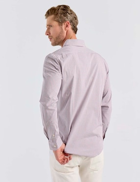 Camisa casual Dockers de algodón manga larga para hombre