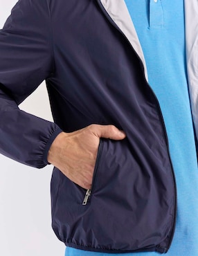 Chamarra Polosur capucha y bolsa para hombre