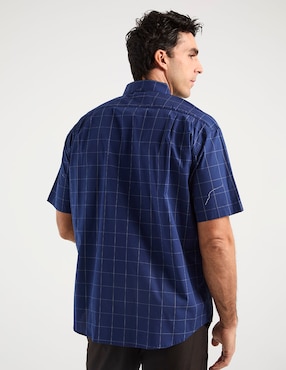 Camisa casual Cavalatti de algodón manga corta para hombre