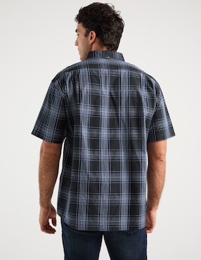 Camisa casual Cavalatti de algodón manga corta para hombre