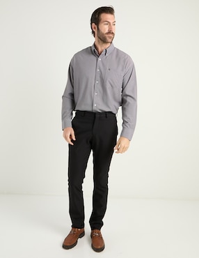 Camisa casual Cavalatti manga larga para hombre