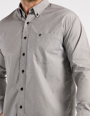 Camisa casual Cavalatti manga larga para hombre