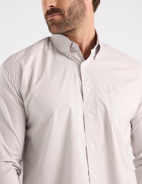 Camisa casual Cavalatti manga larga para hombre