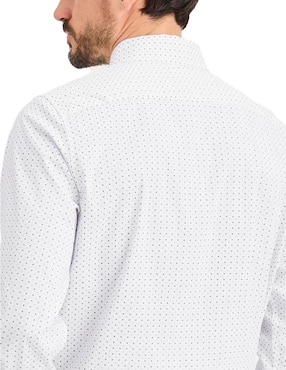 Camisa casual Dockers de algodón manga larga para hombre