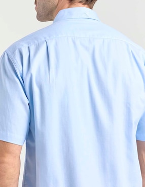 Camisa casual Cavalatti de algodón manga corta para hombre