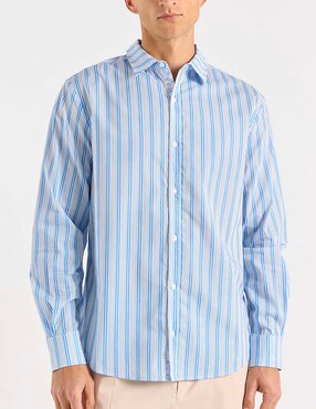 Camisa playa Now & Then manga larga para hombre