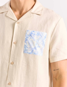 Camisa casual Now & Then manga corta para hombre