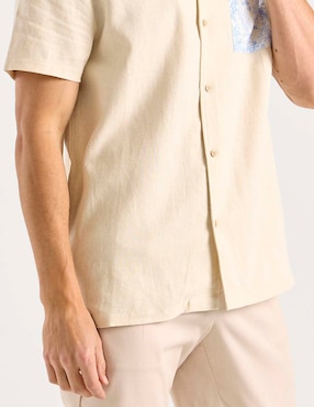 Camisa casual Now & Then manga corta para hombre