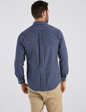 Camisa casual Regent Street manga larga para hombre