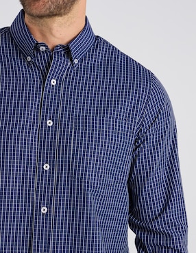 Camisa casual Regent Street manga larga para hombre