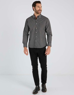 Camisa casual Regent Street manga larga para hombre