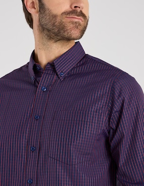 Camisa casual Regent Street manga larga para hombre