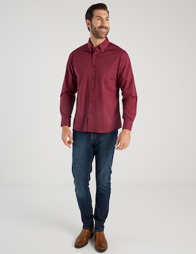 Camisa casual Regent Street manga larga para hombre
